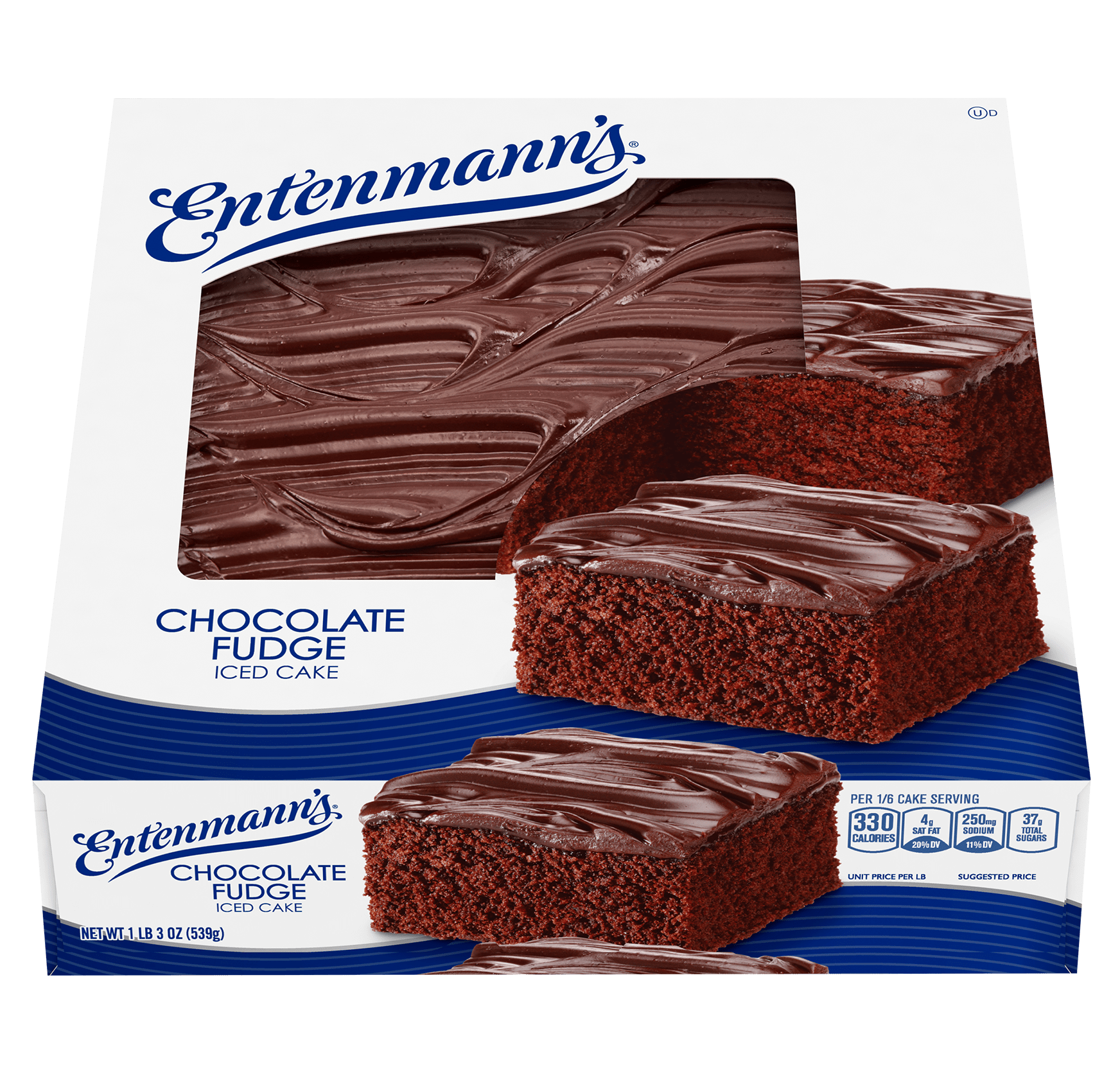 Entenmann's Chocolate Fudge Iced Cake