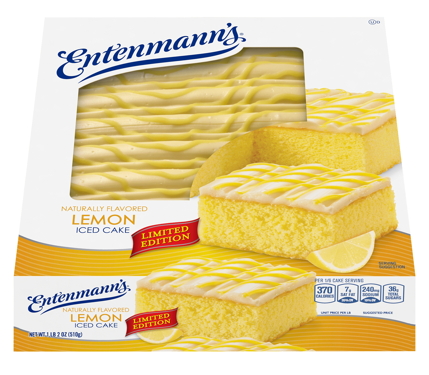 Entenmann’s Naturally Flavored Lemon Iced Cake