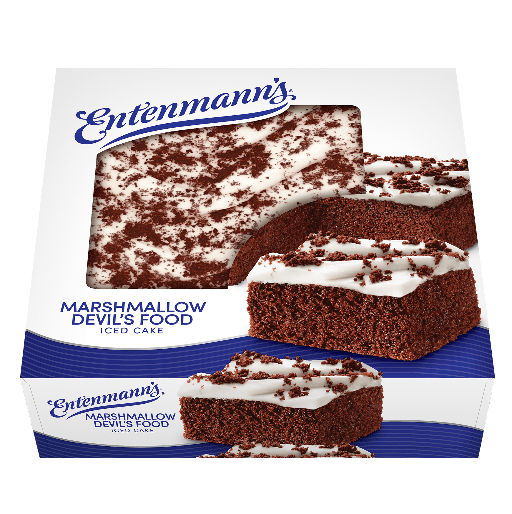 Entenmann's Marshmallow Devil's Food Iced Cake