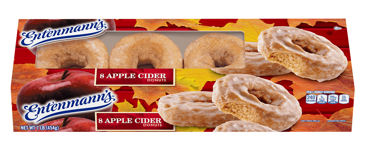 Entenmann's Apple Cider Donuts, 8 Count