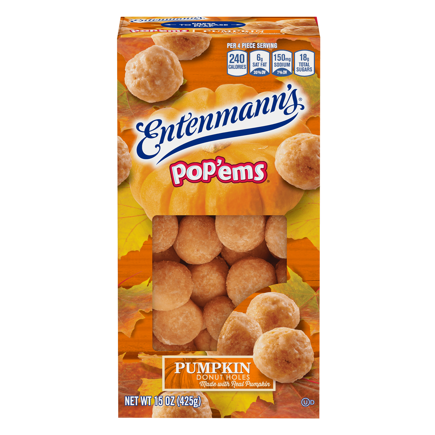 Entenmann's Pop'ems Pumkin Donuts