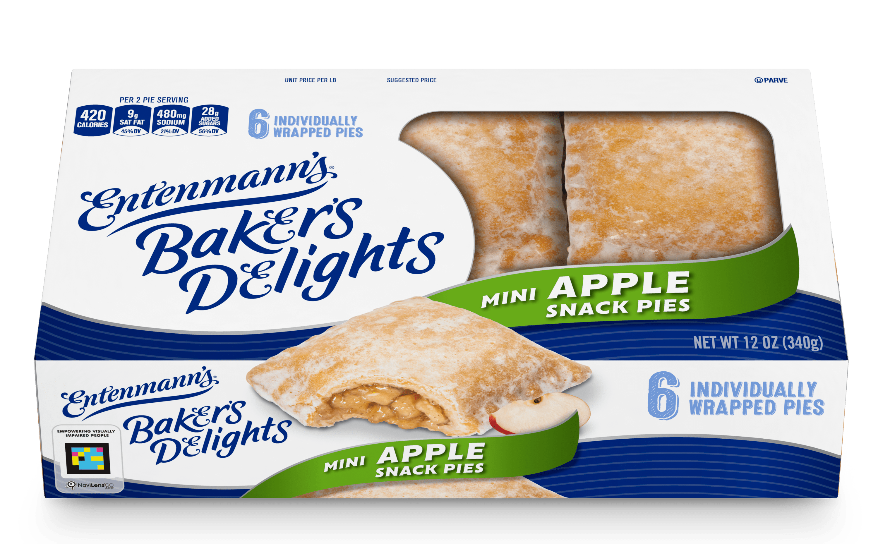 Entenmann's Baker's Delights Mini Apple Snack Pies, 6 Count