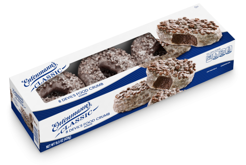 Entenmann's Devil's Food Crumb Donuts, 8 count, 15.5 oz