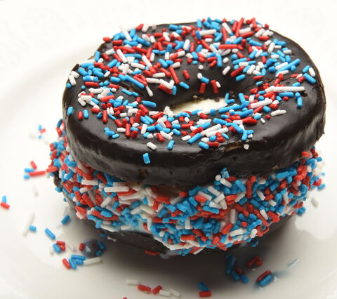 Create an All-American favorite using our Rich Frosted Donuts, Ice Cream and Sprinkles