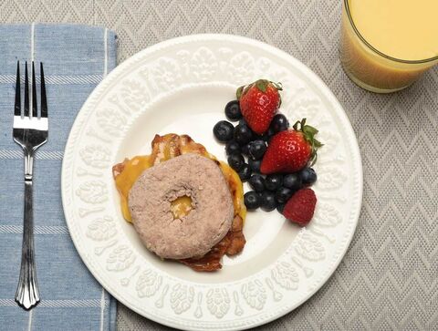 Use our French Toast Donuts to create a tasty Breakfast Treat