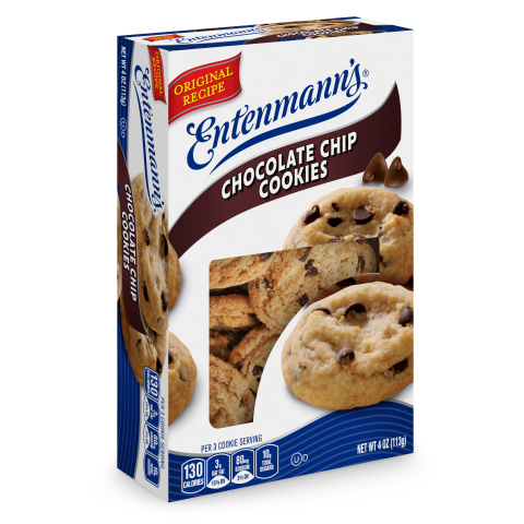 Original Recipe Chocolate Chip Cookies, 4 oz | Entenmann's